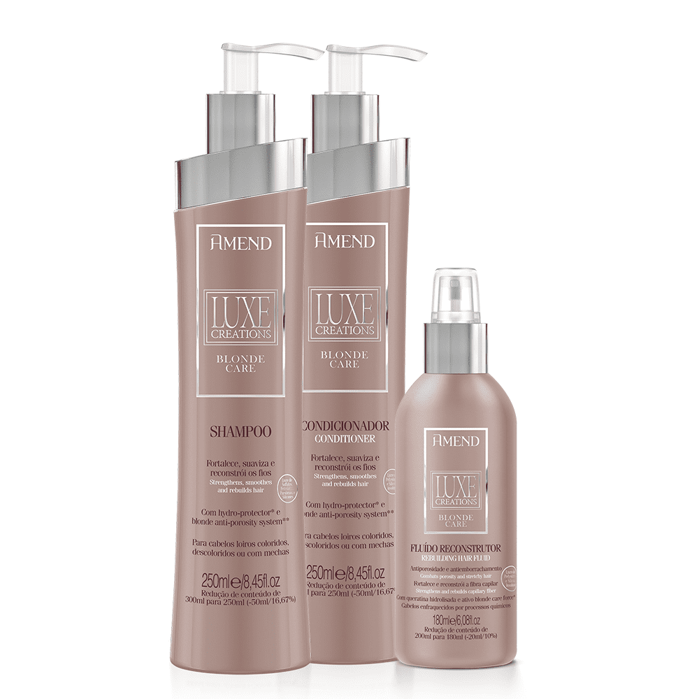 Kit Amend Luxe Creations Blonde Care 3pc IV